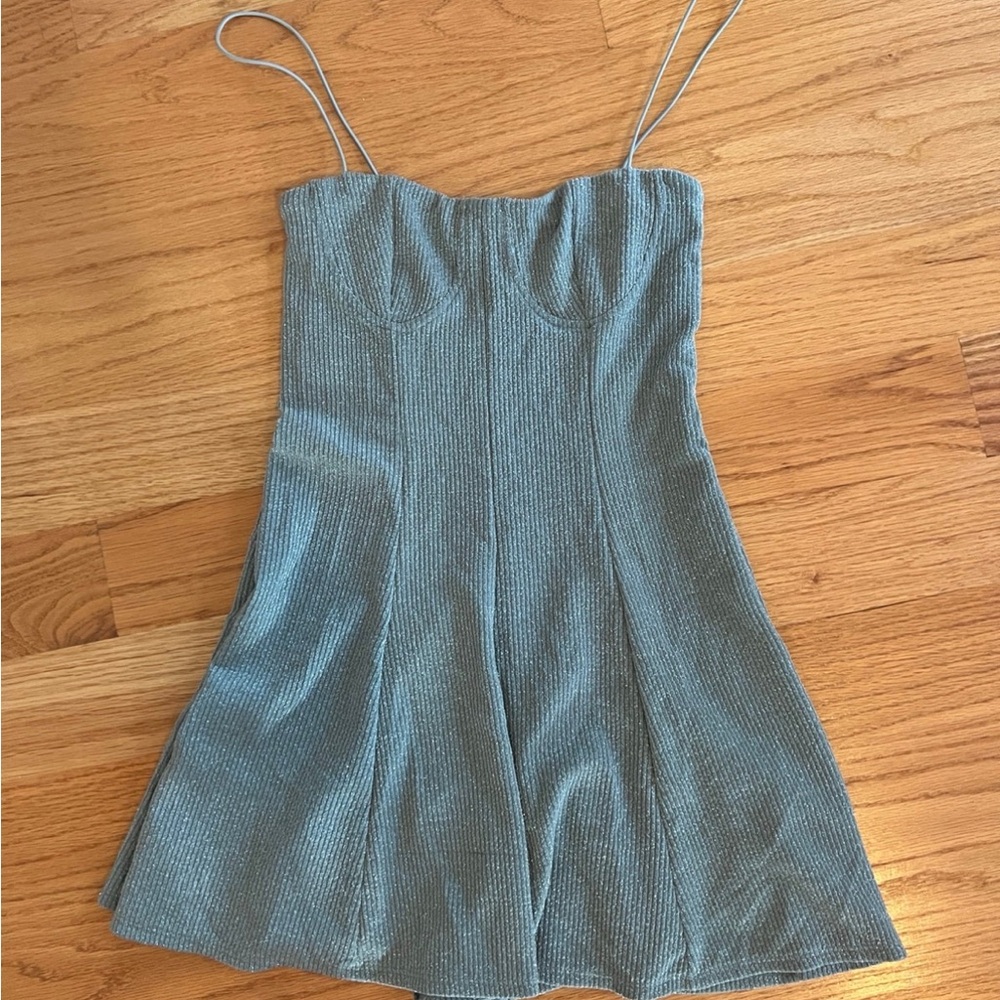 Urban Outfitters Mint Green Sparkle Romper
